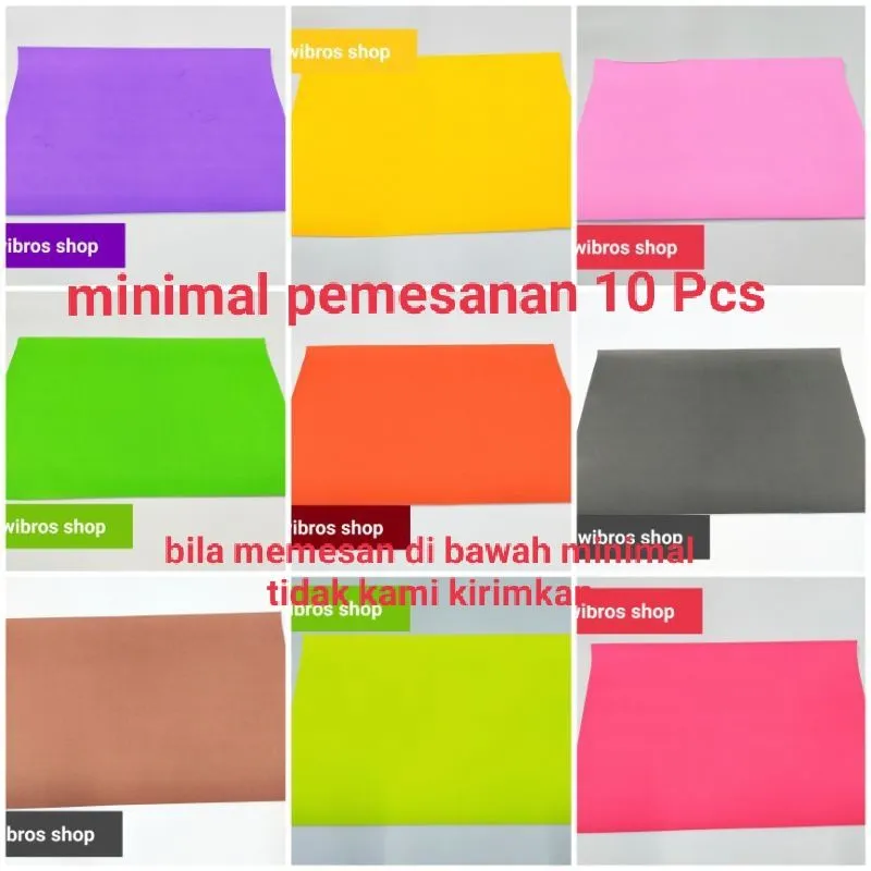 10 PCS Kertas Asturo warna/Kertas Karton Warna