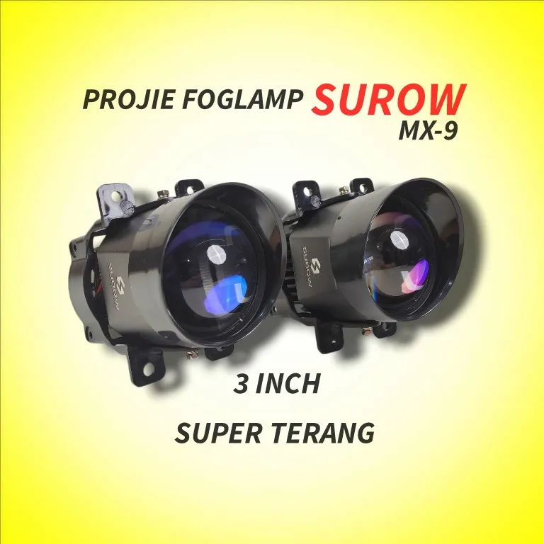 PROJIE FOGLAMP 3 INCH SUROW MX9 SUPER TERANG