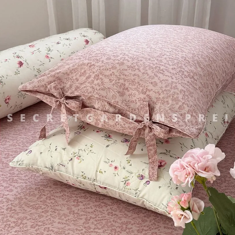 HANAMISPREI Sprei Katun Lokal Anti Geser - Motif Tiffany/Motif Leah