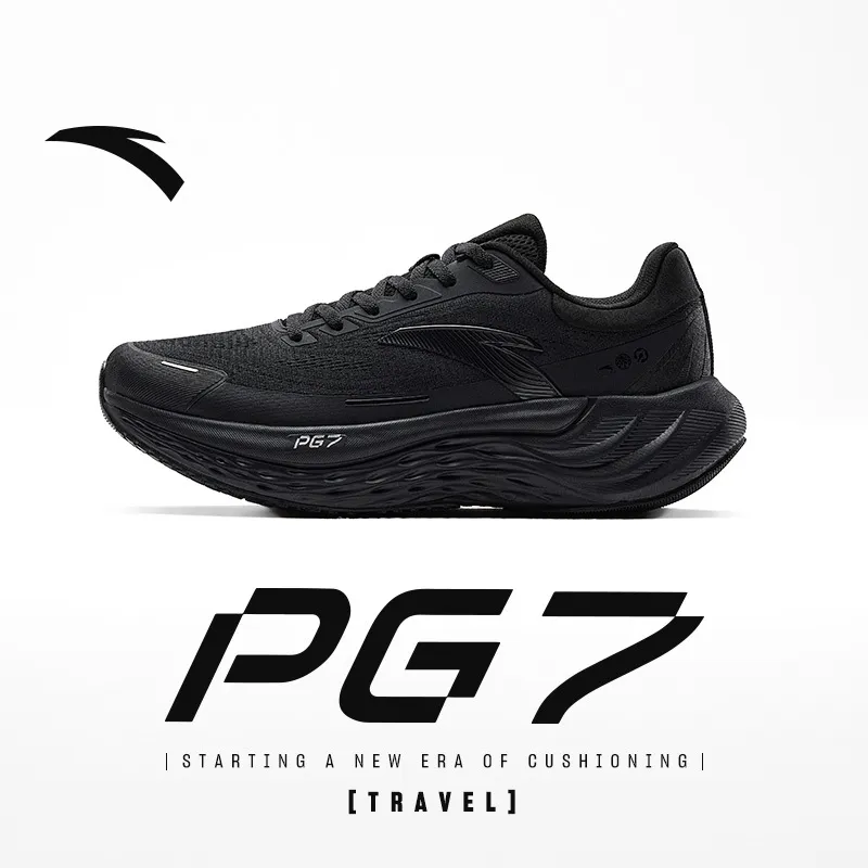 ANTA Men PG 7 Travel Sepatu Lari Pria Sepatu Sneaker Pria Sepatu Olahraga Running Shoes Widefoot Shock Absorption Walking Shoes 112435546