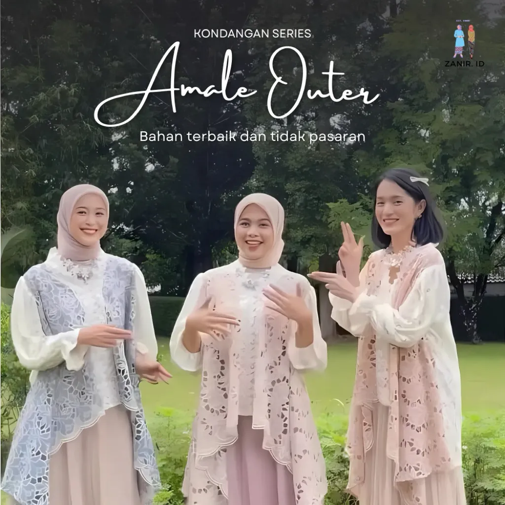 (READY STOCK) AMALE OUTER LEBARAN KONDANGAN SERIES BAJU LEBARAN 2026