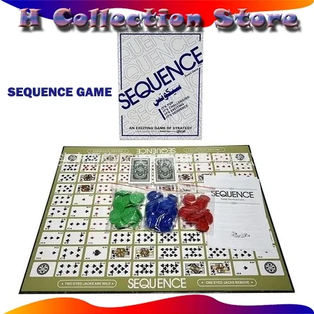 [Sequence Game] Sequence Board Game Playing An Exciting Card Games of Strategy - Sequence Boardgame Card Game Mainan Kartu Challenge Educational play