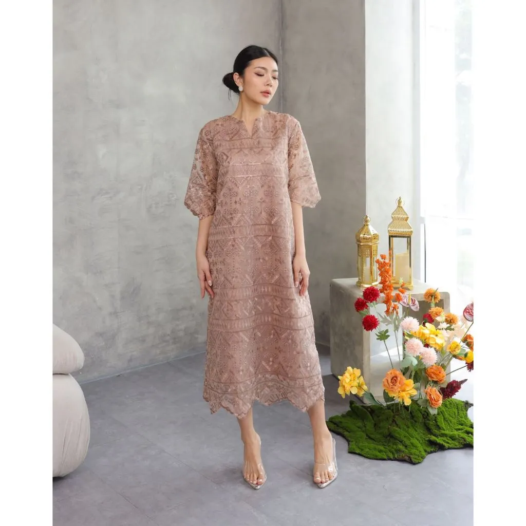 Golde - Venya Tille Dress / Tulle Dress / Dress Pesta / Dress Kondangan