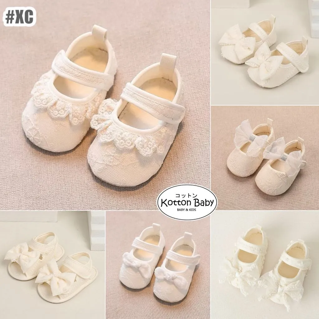 3-12 bln SEPATU BAYI ANAK SHOES UNISEX CASUAL GAUL kotton baby catalog KXS XC
