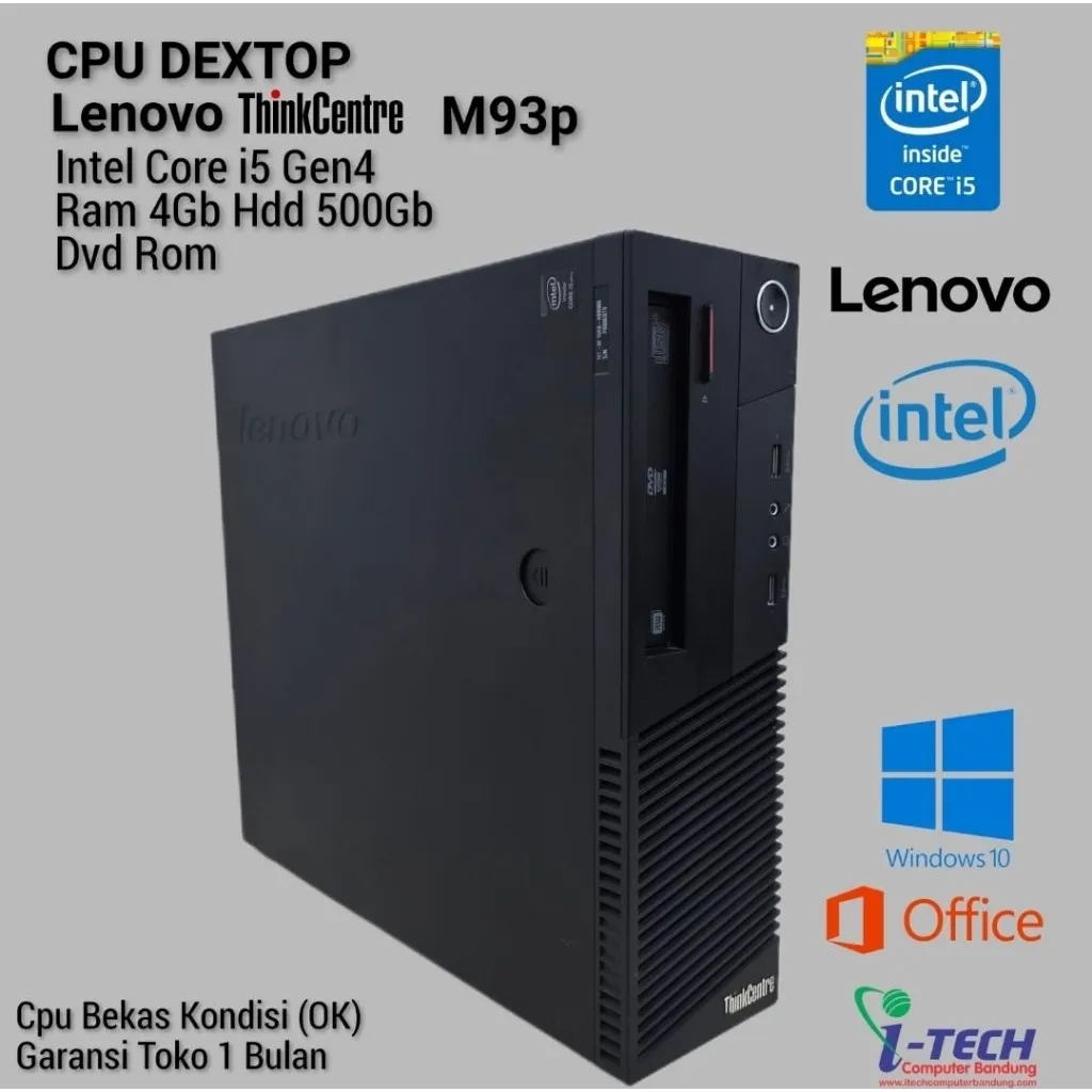 CPU DEXTOP LENOVO THINKCENTRE M71 | M72 | M73 M83 | M91P | M92 | M93P INTEL CORE i5 GEN2 GEN3 GEN4