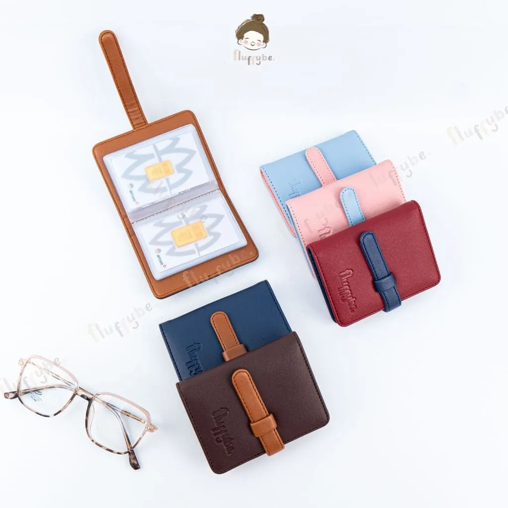Fluffybe - Loomy Dompet Emas Logam Mulia Antam Kartu Mini