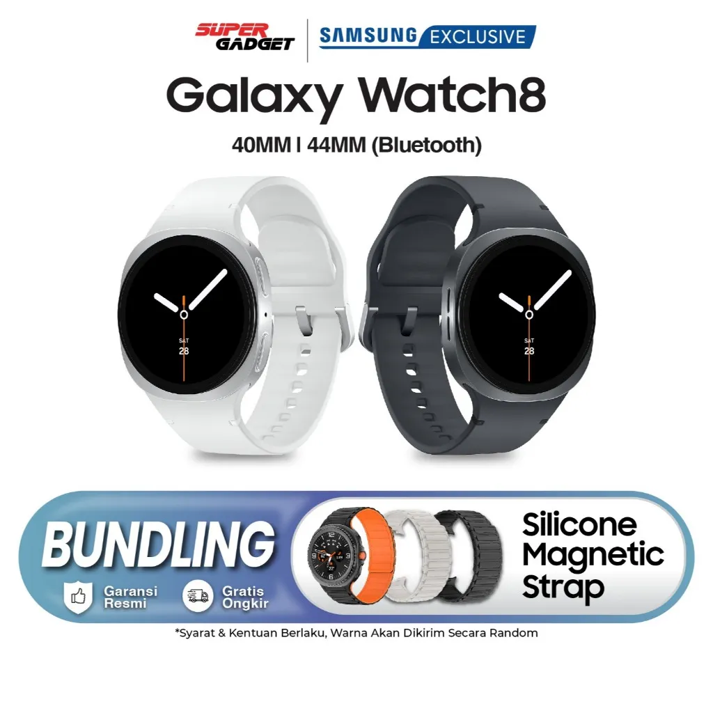 Samsung Galaxy Watch8 Watch 8 40mm 44mm Bluetooth Jam Smartwatch Super AMOLED Exynos W1000 Android Wear OS 6 One UI 8