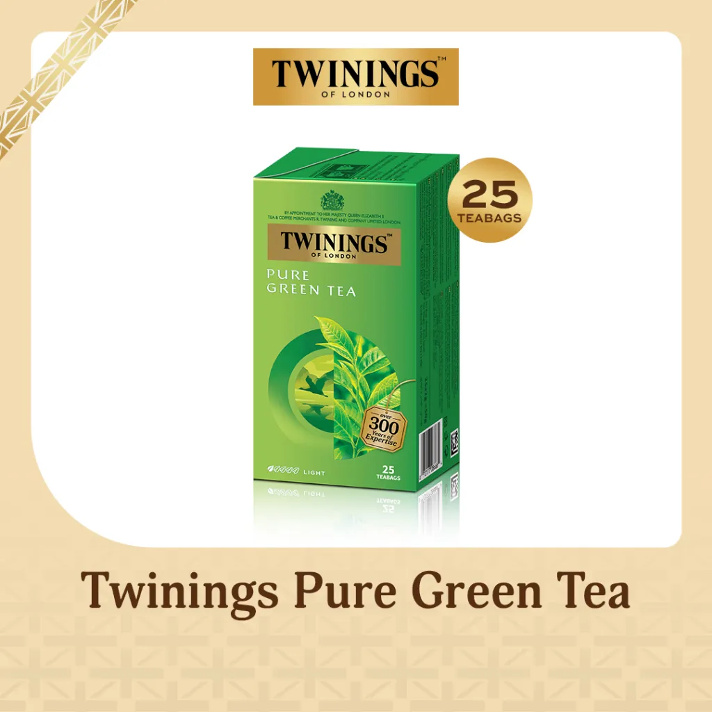 Twinings Teh Hijau Celup - Pure Green Tea 25x2gr