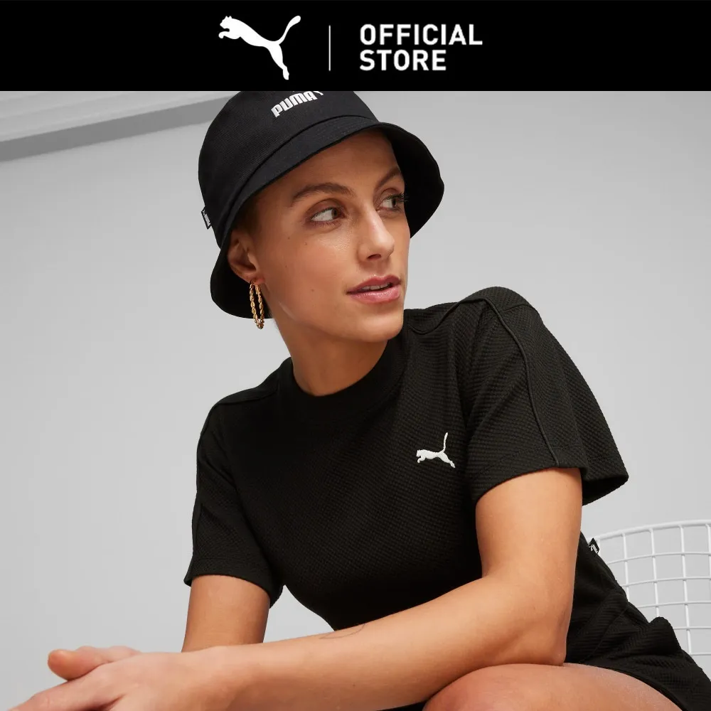PUMA Topi Bucket Essentials Logo