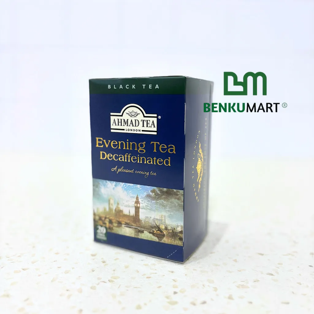 Ahmad Tea Evening Tea Decaffeinated - 40gr | Black Tea - 20 Tea Bags