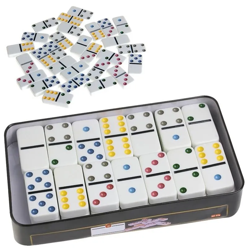 Batu Domino Tebal Free Tas Batu Gaple Kartu Domino Game Kotak Kaleng Board Game Set