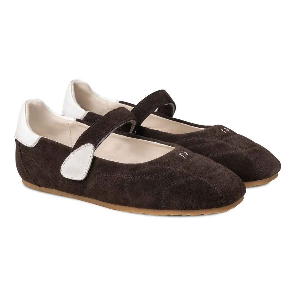 Gail Ballet Brown - Nappa Milano - Sepatu Sneakers Wanita