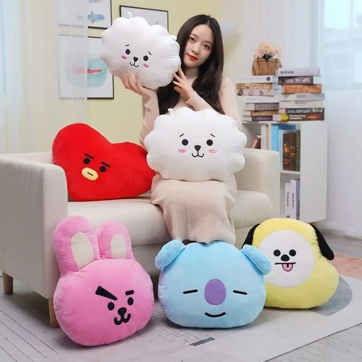 Boneka Bantal Karakter Jumbo /Boneka Aksesoris Bantal Sofa Lucu Imut Bahan Halus Lembut Dan Empuk