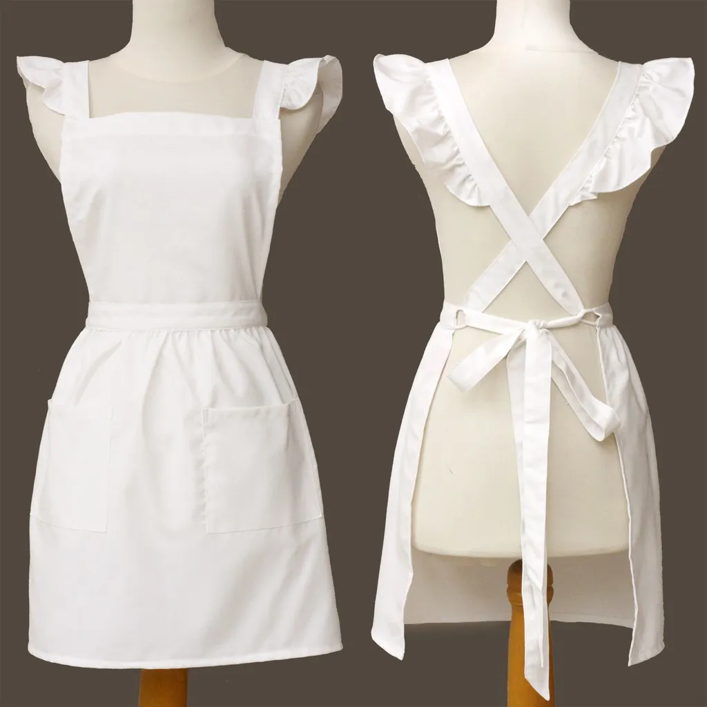 Celemek/apron french maid - putih