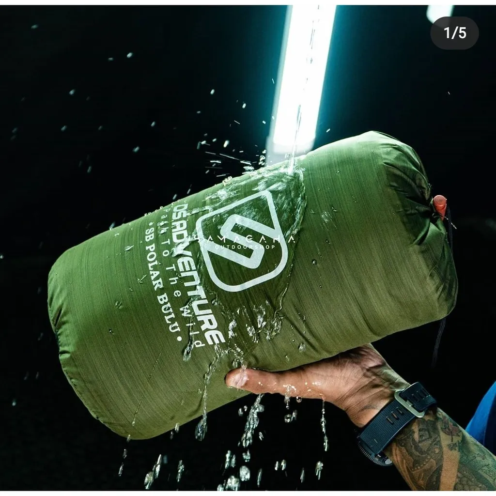 Sleeping bag bulu Ds ADVENTURE premium tebal waterproof / sleping bag polar bulu waterproof