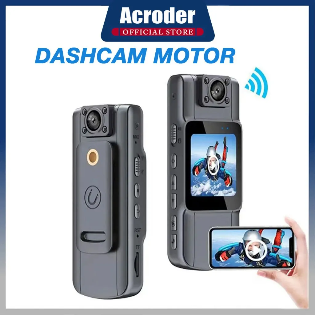 Acroder Dashcam Motor L11 WiFi HD1080P Night Vision 2.0'' LCD Layar Loop Recording