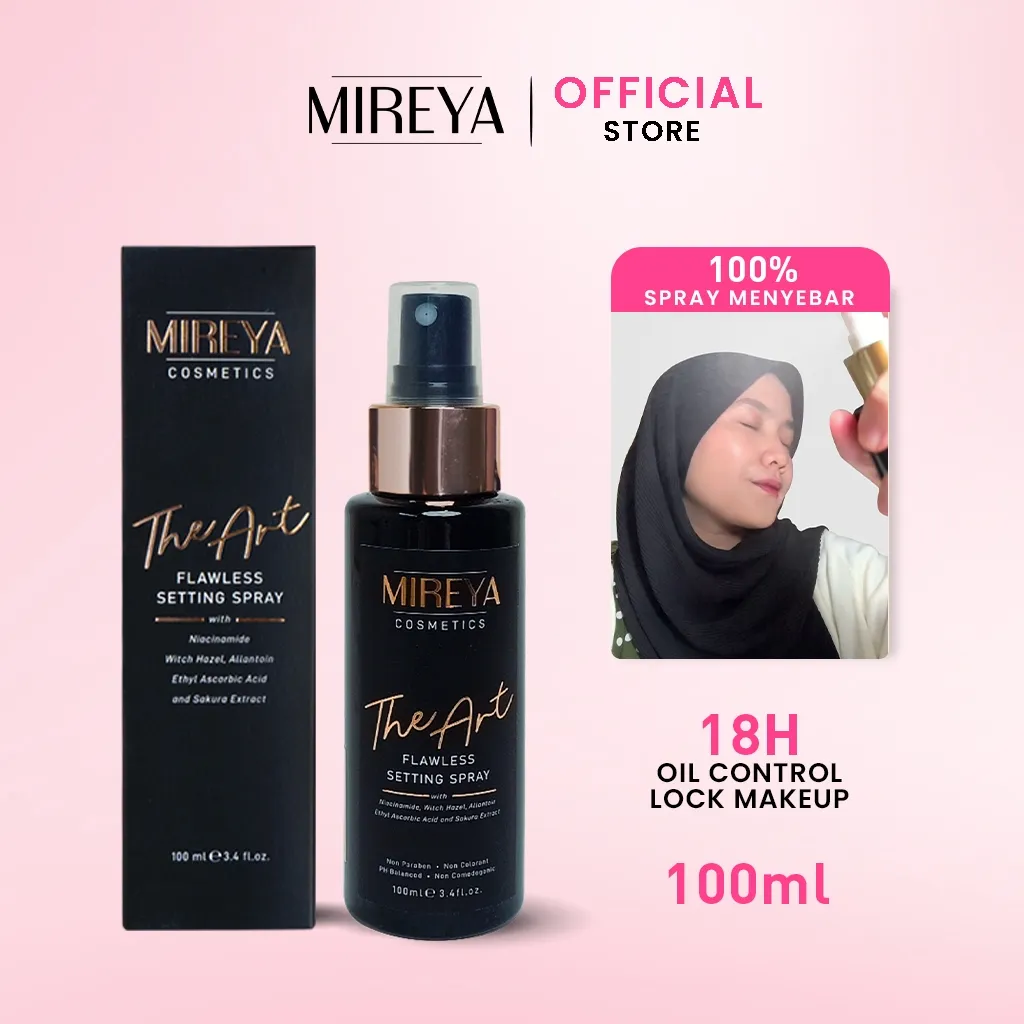 Mireya The Art Flawless Setting Spray 100ml - Setting Spray Matte Lock Make Up