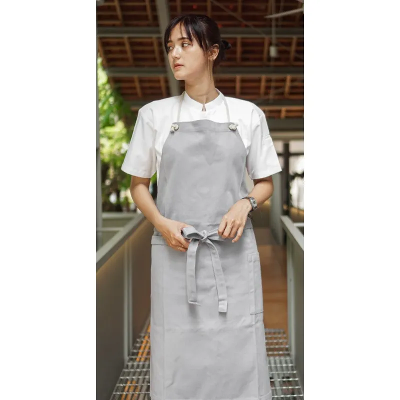 Velvet-Rope Apron / Chef Apron / Kitchen Apron / Celemek Dapur