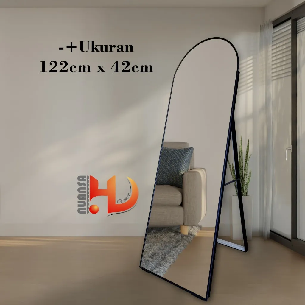 STANDING MIRROR FULL BODY OVAL  CERMIN BERDIRI