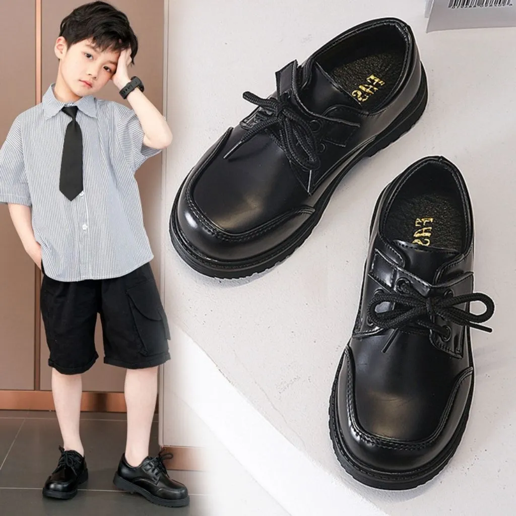 [Mommyoky] SP319- Sepatu Casual  anak korean ashion style Sepatu pantofel anak laki-laki import Sepatu Forma anakRemaja cowok Sepatu pesta anak laki-laki premium