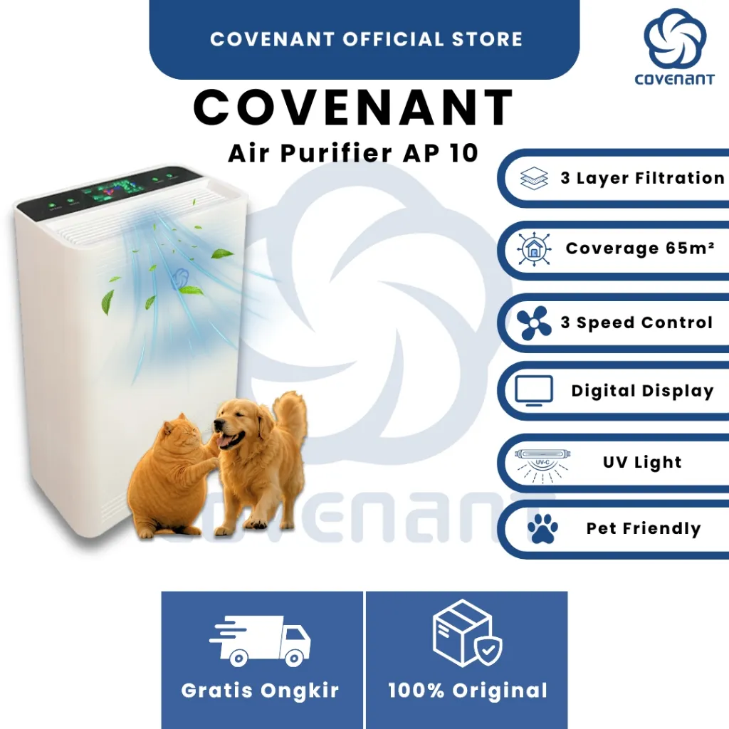 Covenant Air Purifier AP-10 Pembersih Udara Dengan Hepa Filter