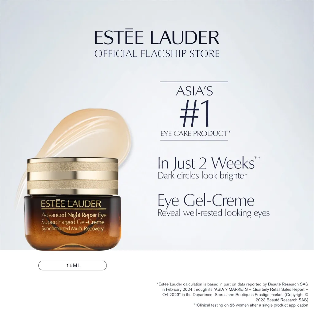 Estee Lauder Advanced Night Repair Eye Supercharged Gel-Creme Synchronized Multi-Recovery | Eye Cream | 15ml