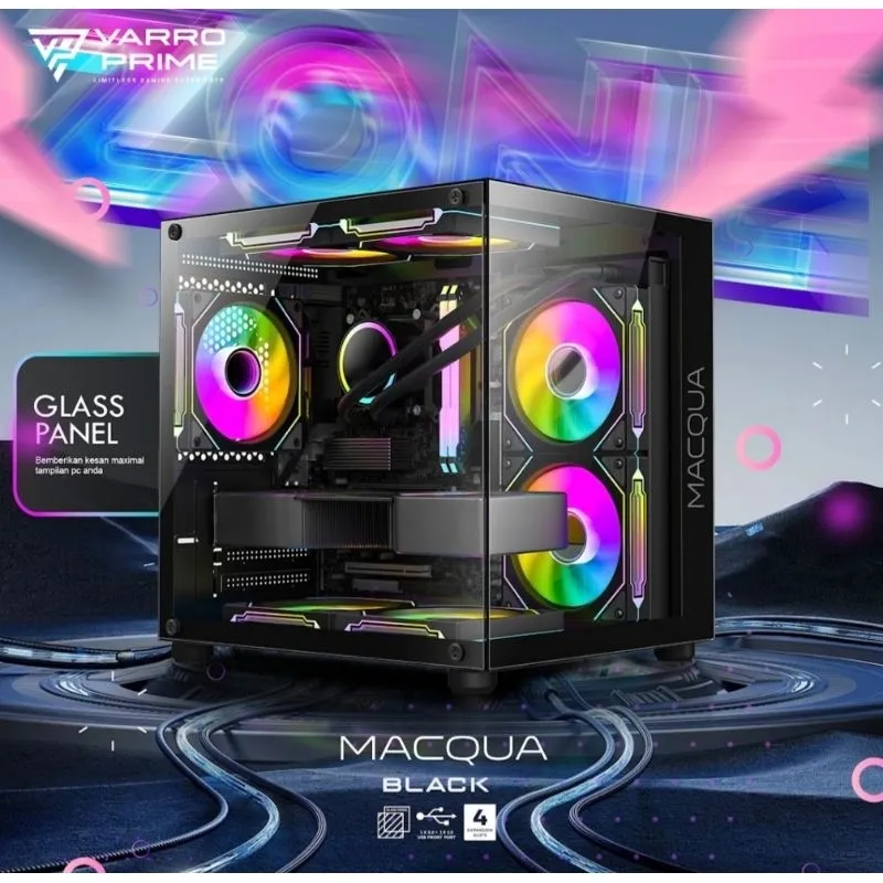 CASING VARRO PRIME MACQUA S2 Black Free 3 Fan