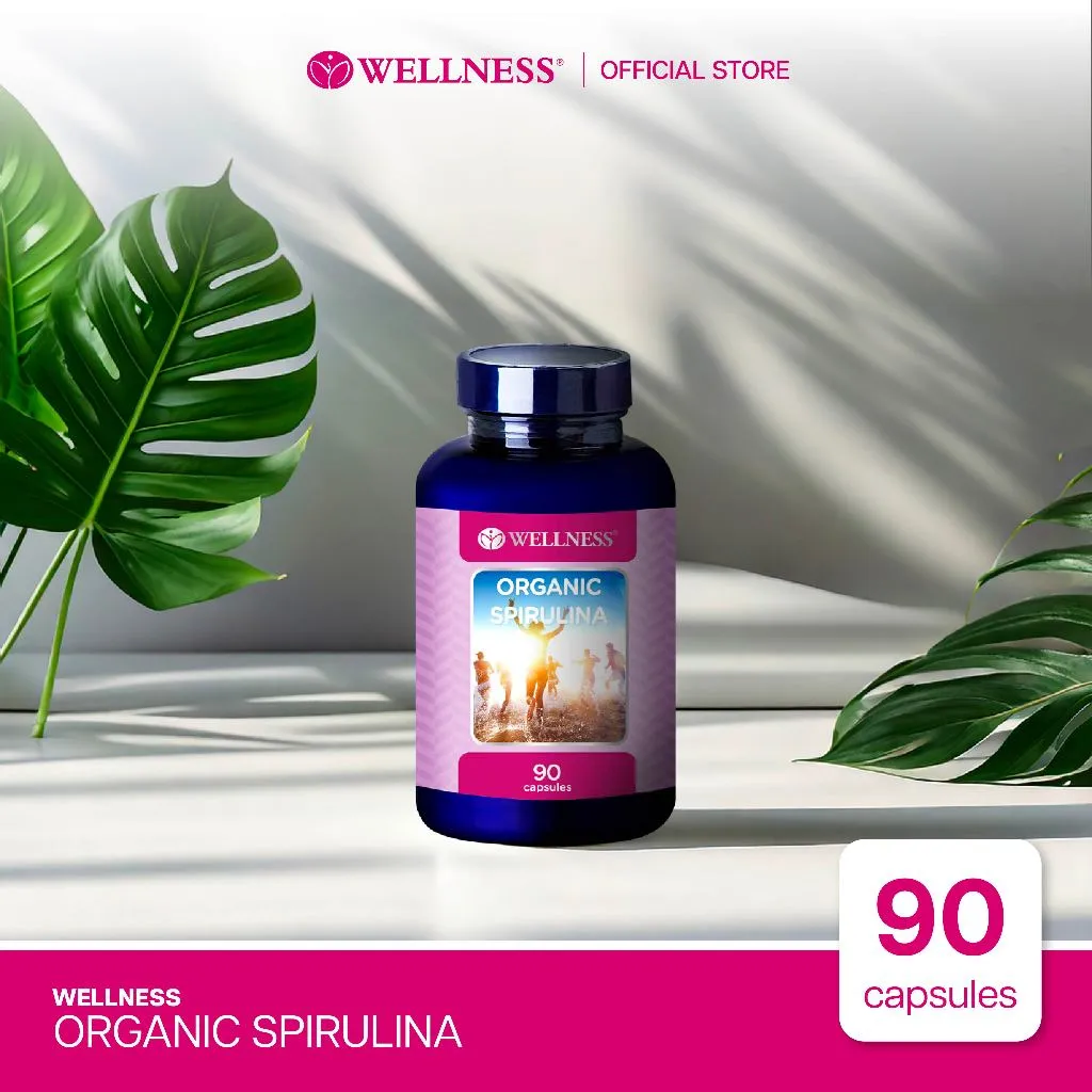Wellness Organic Spirulina - 90 Capsules