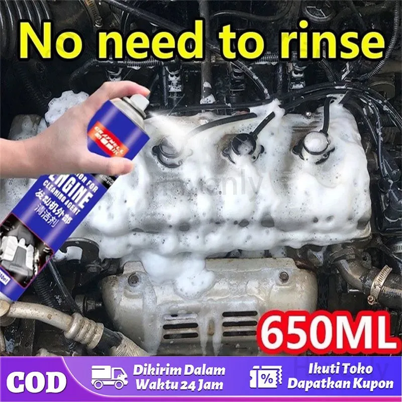 Pembersih mesin mobil 650ML pembersih kerak mesin motor mobil embersih Interior Mobil Foam cleaner