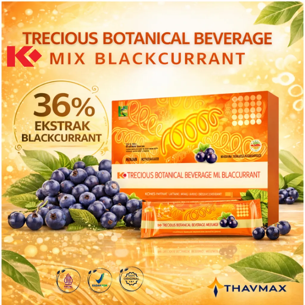 K - Trecious Botanical Beverage Mix Blackcurrant | Spirulina Klink Original