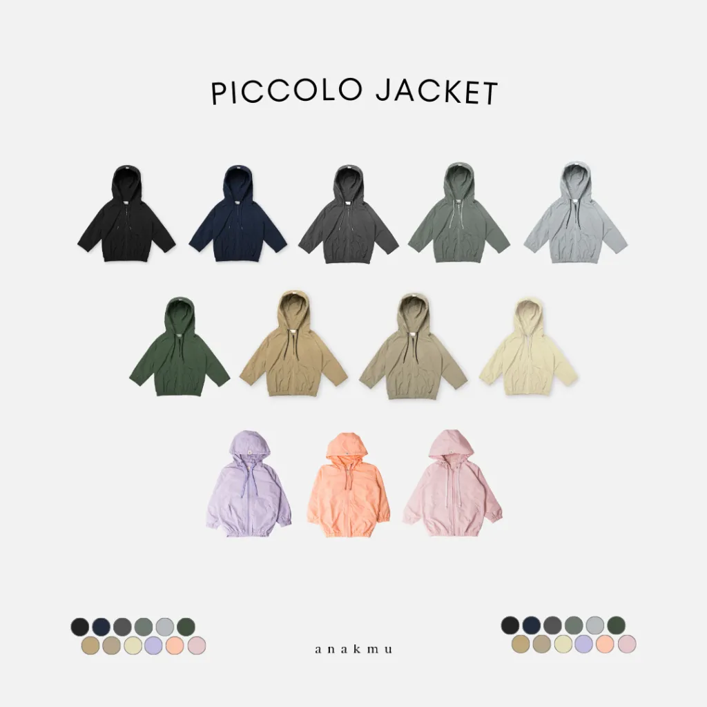 Anakmu - Piccolo Jacket Anak 1-8 Tahun Premium Polyester Windbreaker