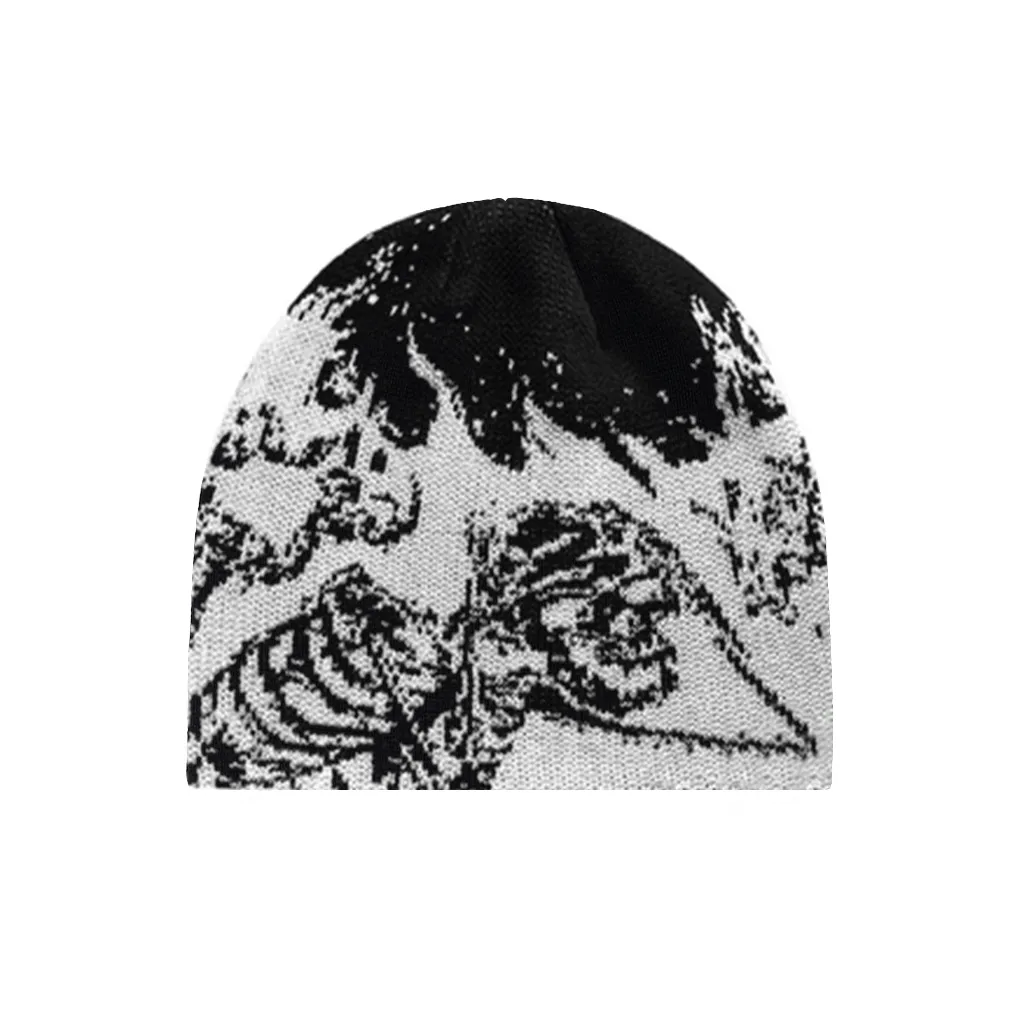 BEANIE HAT | HELLHOLE | BLACK | YIKESALLDAY