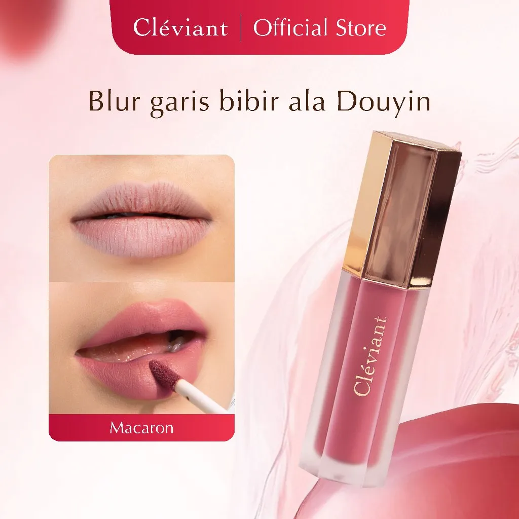 CLÉVIANT - Lip Moist Serum Velvet | Soft Matte | Soft Gloss | Superstay | Samarkan Garis Bibir | Melembabkan