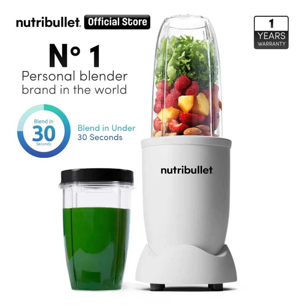 Nutribullet Pro 900W Matte White Blender Smoothies Maker