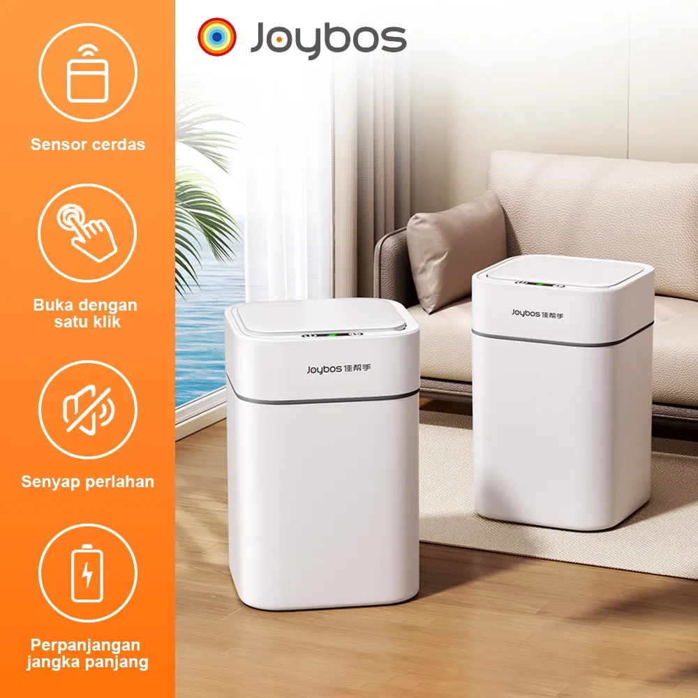 JOYBOS Smart Sensor Sampah Ruang Tamu Kamar Mandi Dapur Penutup Sabuk Listrik Otomatis