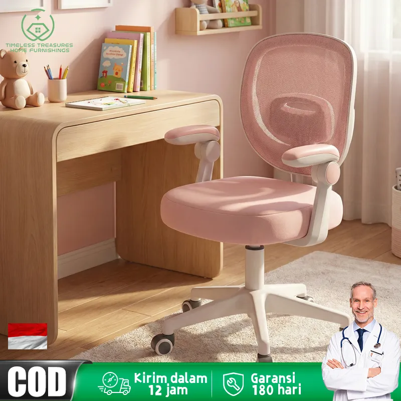 TIMELESS Kursi Anak Ergonomis Multifungsi Nyaman Kursi Kantor Kursi Belajar Kursi Kamar