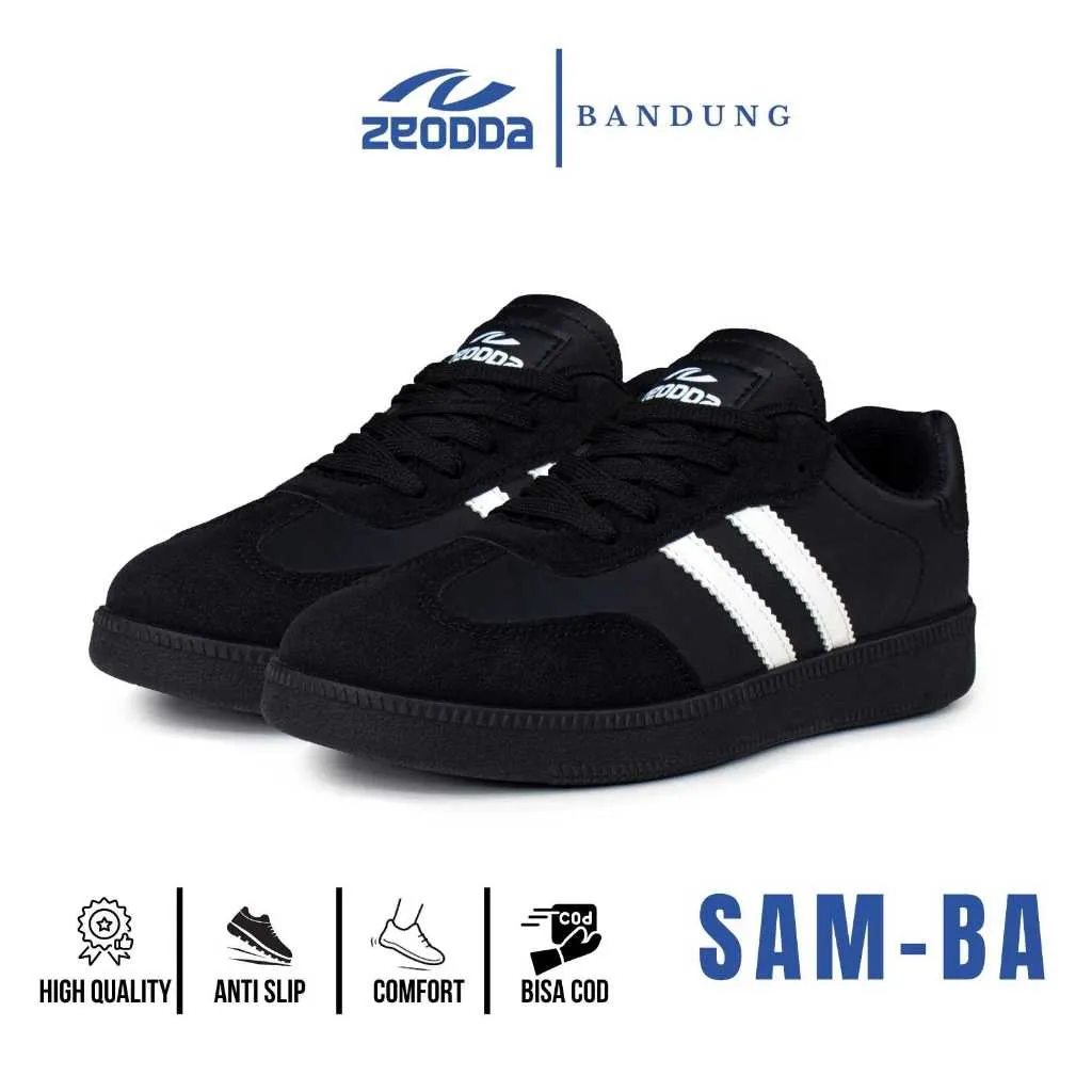 Zeodda Sam-Ba Sneakers Casual Unisex Premium Sepatu Kerja Fashion Skena "Free Box " 1101