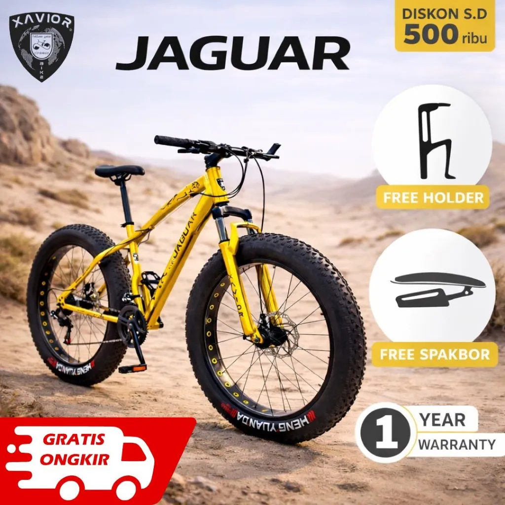 Sepeda Gunung MTB 26 Inch XAVIOR JAGUAR 21 Speed