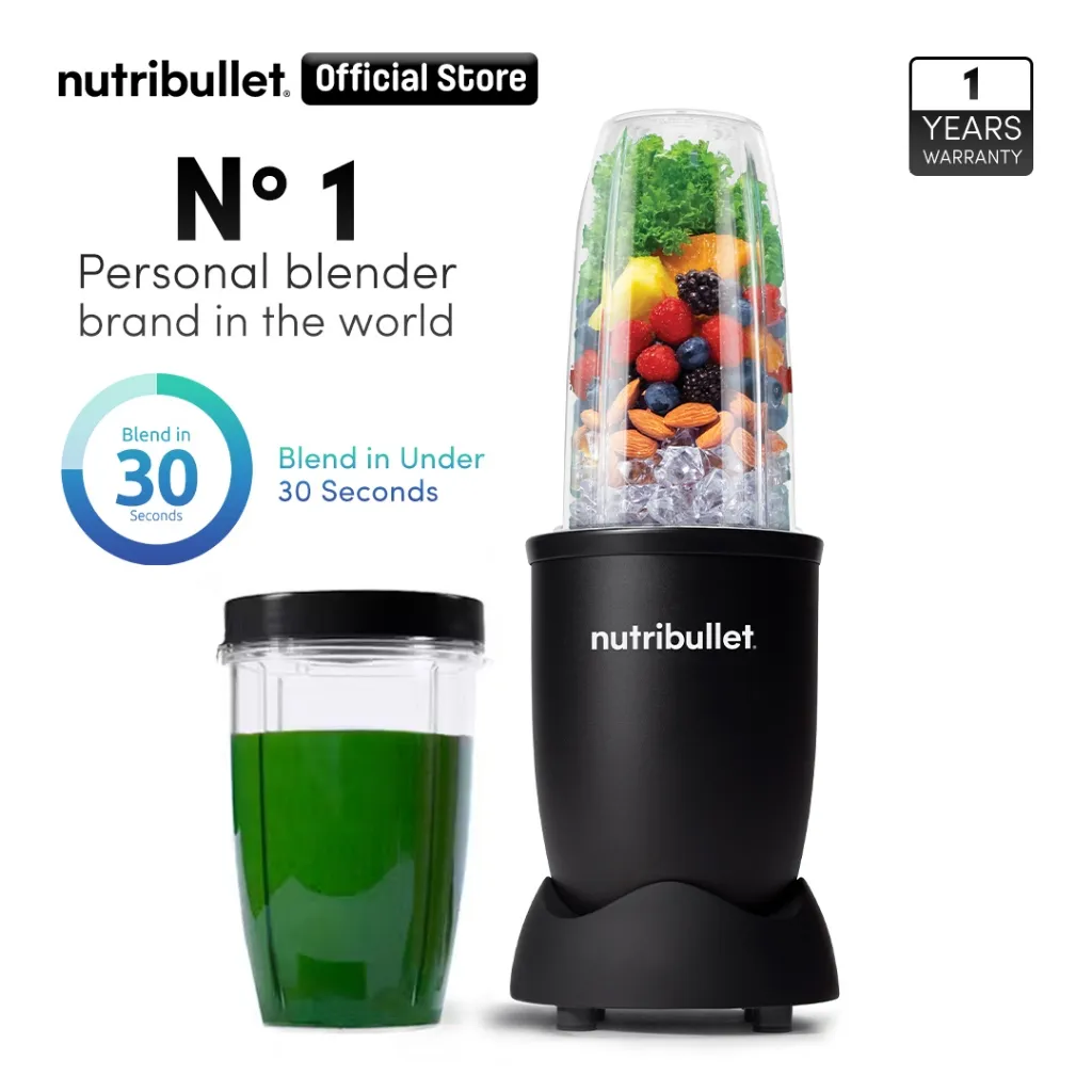 Nutribullet Pro 900W Matte Black Blender Smoothies Maker