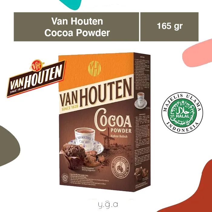 Van Houten Cocoa Powder Coklat Bubuk 165gr