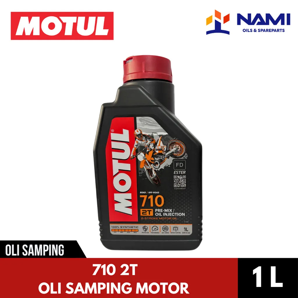 MOTUL 710 2T (1L) – Oli samping motor 2T Manual - ORIGINAL