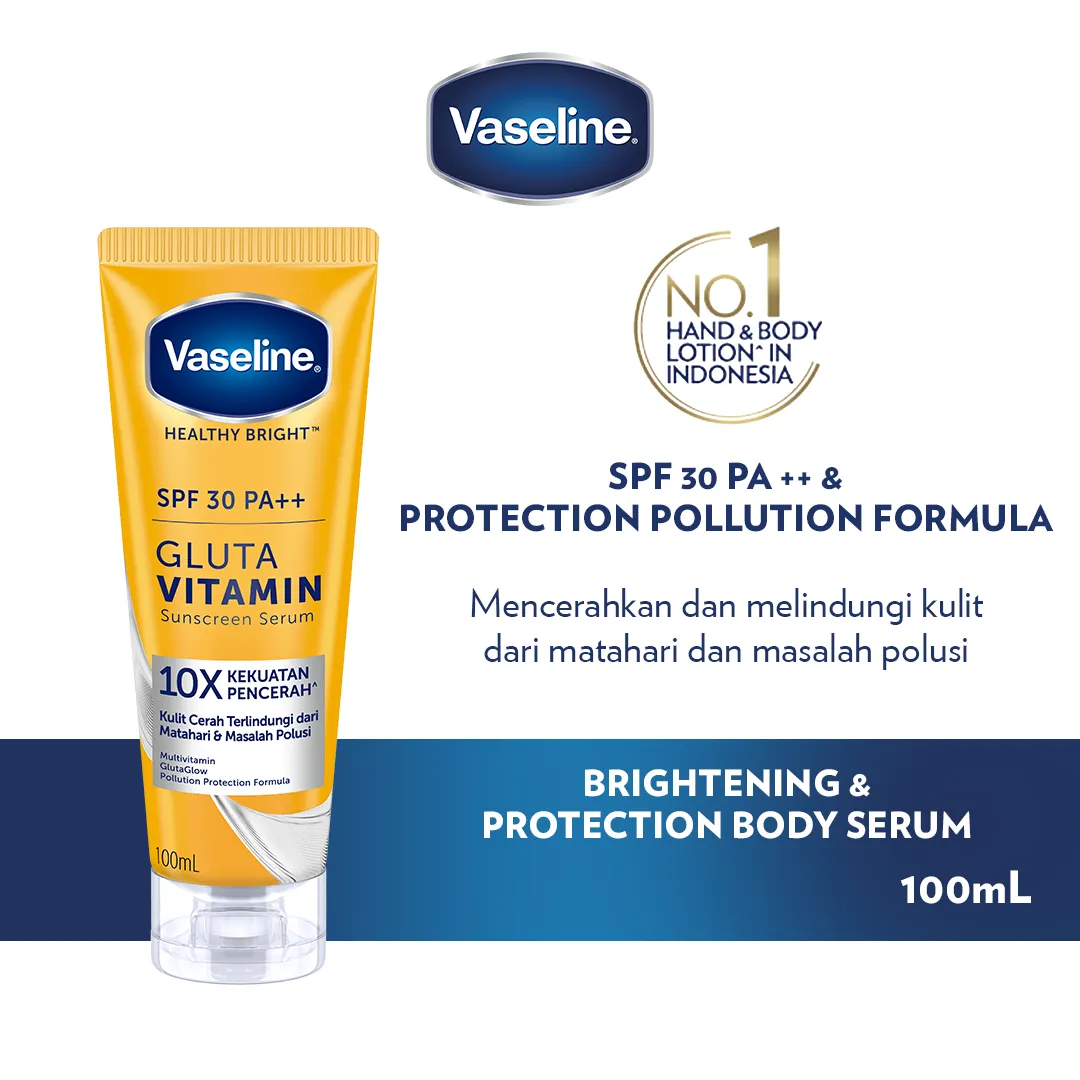 VASELINE SPF 30 PA ++ GLUTA VITAMIN SUN SCREEN SERUM WITH POLLUTION PROTECTION FORMULA 100ML