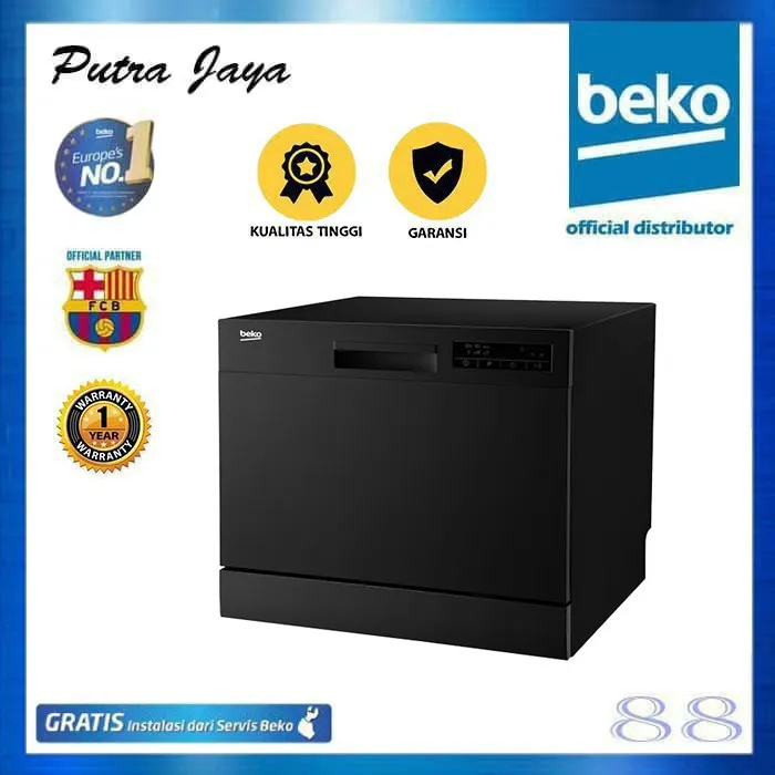 Beko Dishwasher Mesin Cuci Piring DTC36610B DTC-36610B