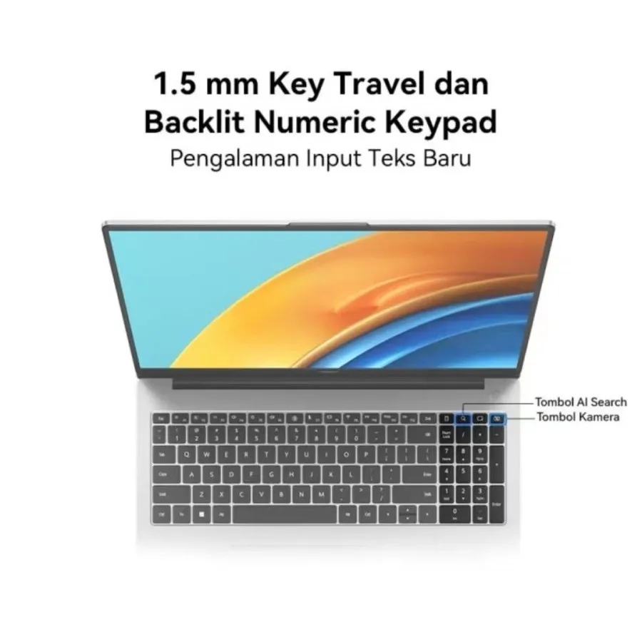 HUAWEI MateBook D16 [ i5 Gen12 12450H 16+512 GB ] | (DISPLAY SET)
