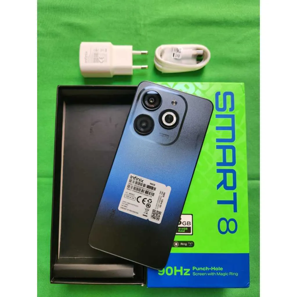 INFINIX SMART 8 4/128GB SECOND FULLSET