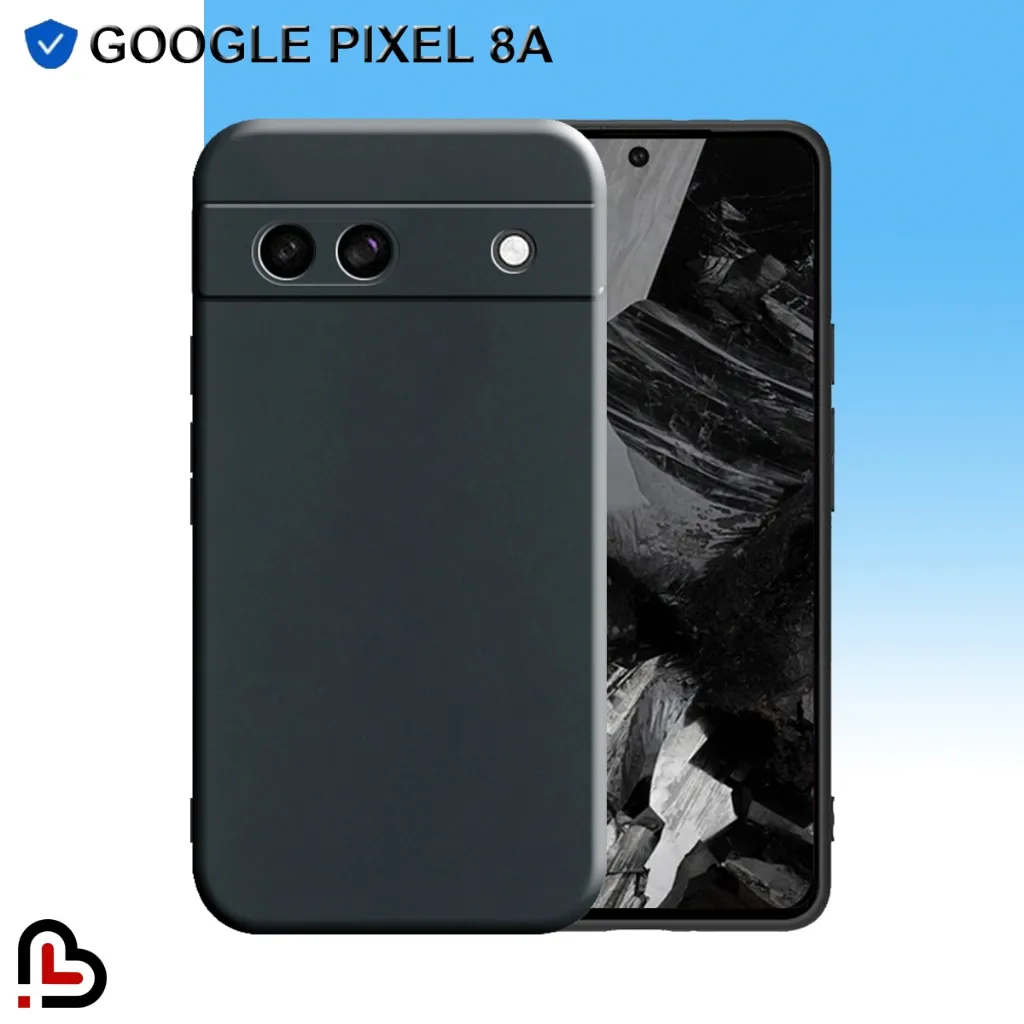 Case Google Pixel 8A Black Matte Premium Ultra Slim Soft Case Casing