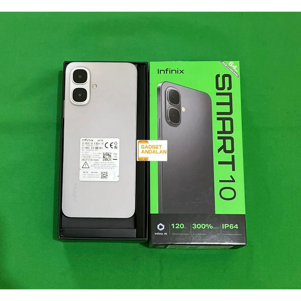 INFINIX SMART 10 4/128GB SECOND FULLSET BERGARANSI