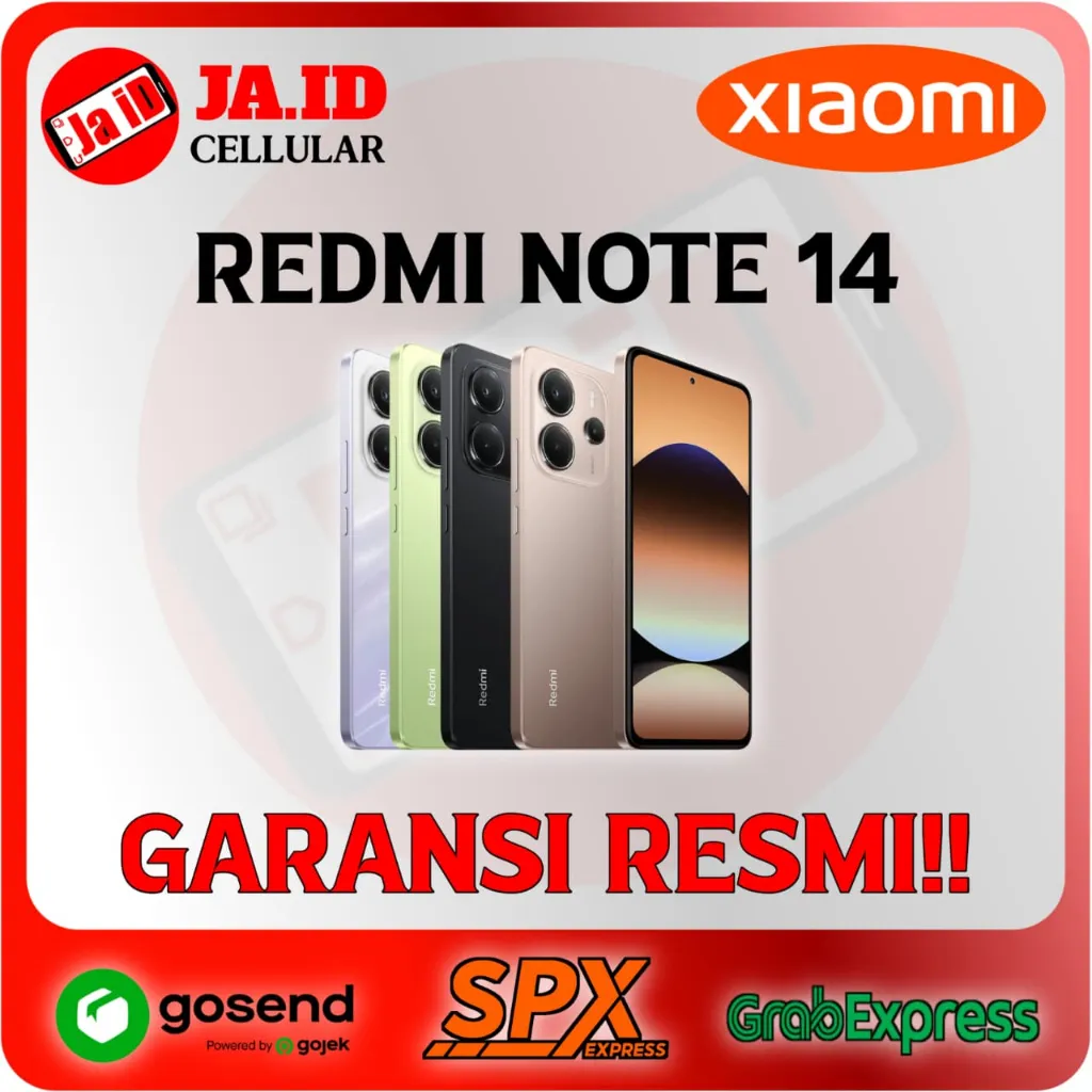 SMARTPHONE XIAOMI REDMI NOTE 14 ORIGINAL GARANSI RESMI