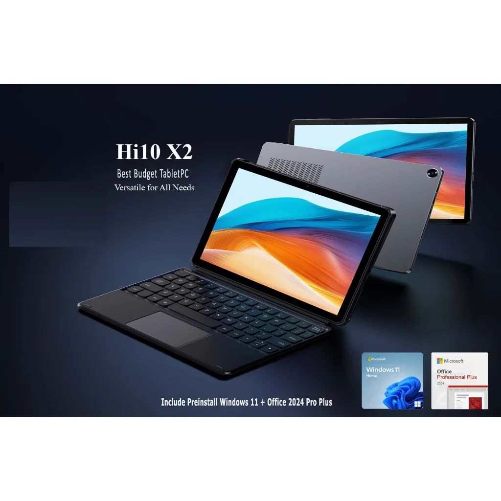 Chuwi Hi10 X2 TabletPC 2in1 10.1" Intel core i3 8/256GB SSD WiFi6 Windows 11
