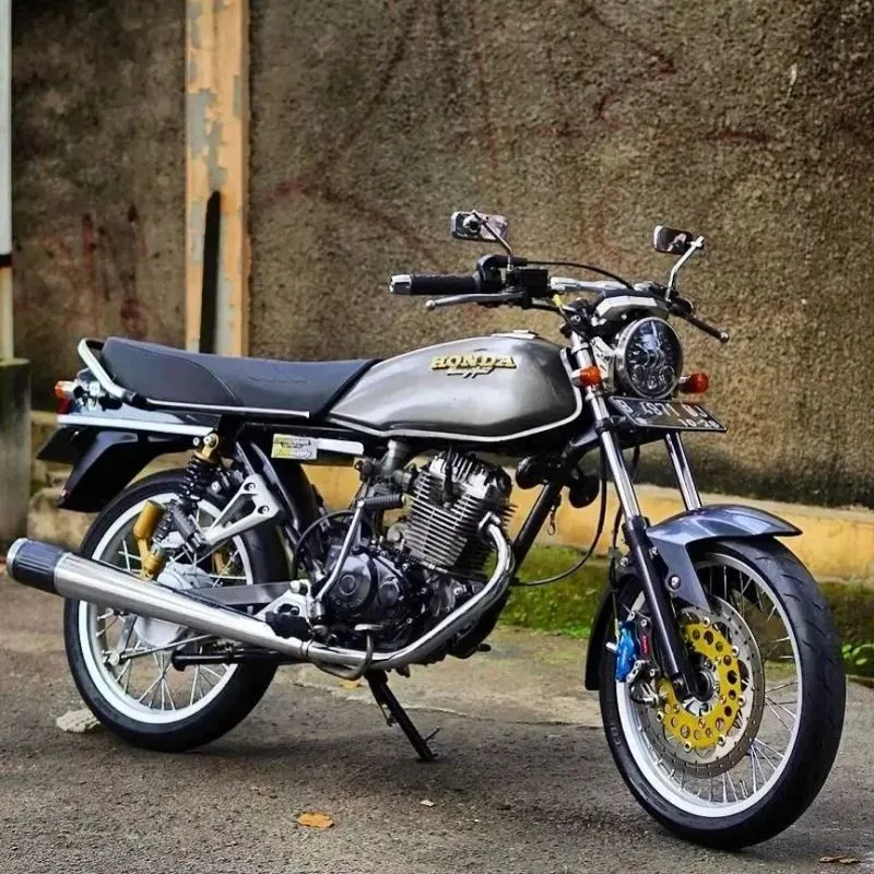 Knalpot kleper pedes sumer & kleper standar ori buat mesin motor CB GL MP TIGER